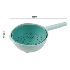 Multifunctional Plastic Vegetable Basket for Kitchen