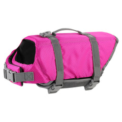 Dogcheer Dog Life Jacket Ripstop Dog Life Vest with Reflective Stripes Adjustable Puppy Life Jacket for Swimming High Buoyancy Dog Swim Flotation Vest for Small Medium Large Dogs(Pink-M)
