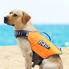 Reflective Printed Dog Life Jacket for Swimming