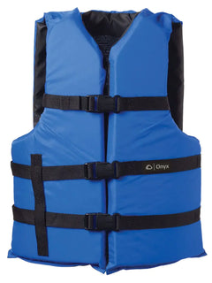 ONYX General Purpose Boating Life Jacket Universal Blue