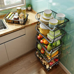 Vegetable Racks for Kitchens, Supermarkets, and Merchants
