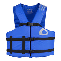ONYX General Purpose Comfort Life Jacket Blue Universal