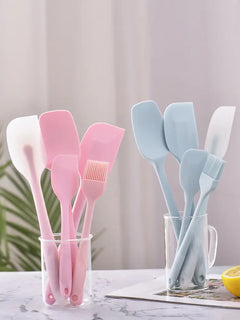 Silicone Baking Scraper and Mixing Tool Set