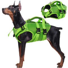 Kuoser Dog Life Jacket High Flotation Reflective Dog Life Vest for Swimming Boating Adjustable Small Medium Large Dog lifejacket Lightweight Dog Life Preserver Rescue Handle Spring Summer Pool