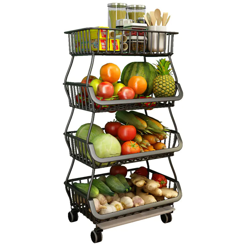 Vegetable Racks for Kitchens, Supermarkets, and Merchants