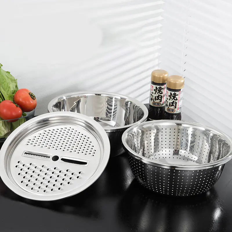 Stainless Steel Multi-Functional Vegetable Slicer Set